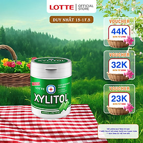 Kẹo Gum không đường Lotte Xylitol - Hương Lime Mint 55.1 g