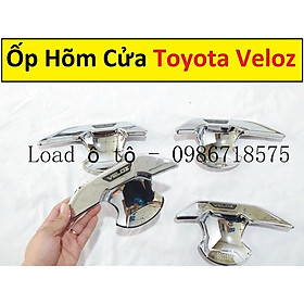 Ốp Hõm Cửa Xe Toyota Veloz 2022-23 Mẫu Nhựa ABS Mạ Crom Sáng Bóng