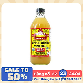 Giấm táo hữu cơ Organic Bragg (473ml)