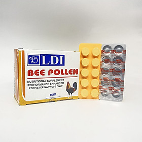 Bee Pollen Vĩ 10 Viên-Giúp Làm Mát Gà- Giảm Stress-Tăng Cường Thể Lực-Tăng Sức Đề Kháng