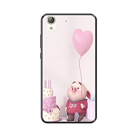 Ốp lưng TPU viền dẻo cho điện thoại HUAWEI Y6II Hình Heo Con Mừng Sinh Nhật