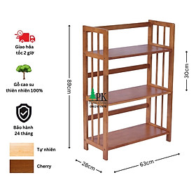 Mua Kệ sách gỗ Phạm Khang 3 tầng rộng 64cm màu vàng cherry