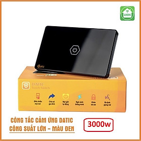 Mua (3000w)Công tắc thông minh Hunonic  1 Nút công suất lớn kết nối Wifi điều khiển bình nóng lạnh-điều hoà-Hàng Chính Hãng