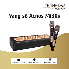 Vang số chỉnh cơ mini kèm mic Acnos Mi30s - Hàng chính hãng