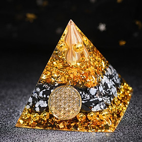 Crystal Pyramid Reiki Crystal Gemstone Energy Emf Protect Meditation Stone