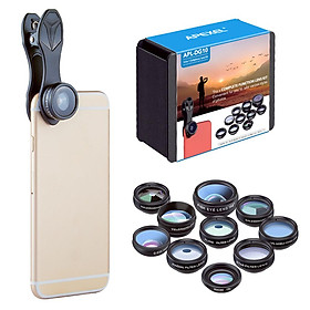 Bộ Lens Ống Kính Chụp Ảnh 10 Trong 1 Cho Điện Thoại Thông Minh