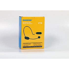 Mua Micro không dây đeo tai Zansong V16 - Phù hợp cho mọi thiết bị  hỗ trợ thuyết trình  giảng dạy  bán hàng  du lịch bh 12t