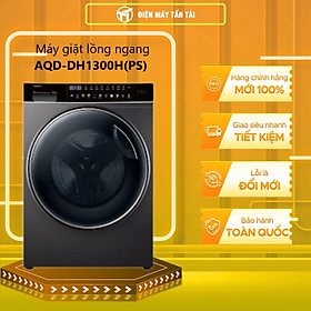 AQD-DH1300H(PS) - MÁY GIẶT & SẤY CỬA TRƯỚC AQUA AQD-DH1300H(PS) INVERTER - Hàng chính hãng
