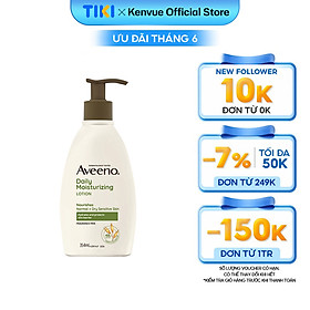 Sữa dưỡng thể giữ ẩm hằng ngày cho da thường, da khô và da nhạy cảm Aveeno Daily Moisturizing 354ml
