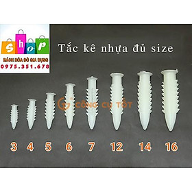 Mua Combo 100 chiếc tắc kê nhựa nở nhựa các loại-Giadung24h