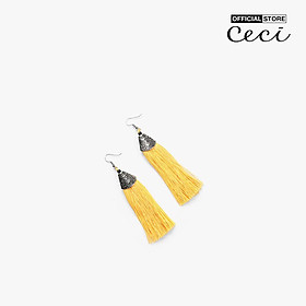 CECI - Khuyên tai nữ dạng thả tua rua thời trang CC1-02000156