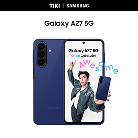 Điện thoại Samsung Galaxy A27 5G (6GB + 128GB) | Màn hình 6.7" FHD+ | Pin 5000mAh | Snapdragon 6 Gen 3 - Hàng chính hãng -  Xanh  