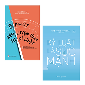 Combo 2 cuốn phát triển bản thân hay- 5 phút rèn luyện tính tự kỷ luật+ kỷ luật là sức mạnh