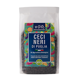 Đậu gà đen hữu cơ Sottolestelle 400g Organic Black Chickpea