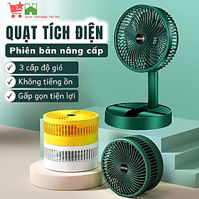 Mua Quạt Tích Điện Gấp Gọn Để Bàn Mini Super03 Tiện Dụng 3 Cấp Độ Gió  Độ Cao Linh Hoạt  Sạc USB  Tích Hợp Giá Đỡ Điện Thoại