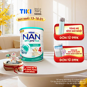 Sữa bột Nestlé NAN OPTIPRO PLUS 4 1500g/lon với 5HMO Giúp tiêu hóa tốt + Tăng cường đề kháng (2 - 6 tuổi) - Tặng Đồ chơi toán học cân bằng