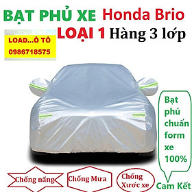 BẠT CHE PHỦ XE Honda Brio CAO CẤP Chống nắng, chống Nóng, chống Mưa