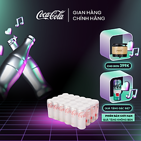 Lốc 24 Lon Nước Giải Khát Không Đường Coca-Cola Light Lon 320ml Coca-Cola Official Store