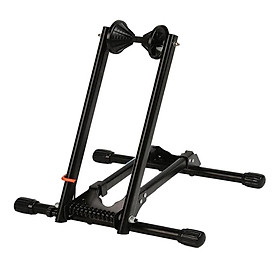 Mountain Bike Bicycle Floor Type Parking Rack Stand, Road Bike Indoor Outdoor Garage Storage Support Holder, Portable & Foldable Design