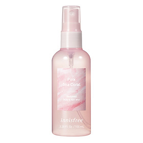 Xịt Thơm Toàn Thân Hương Pink Sea Coral Innisfree Perfumed Body & Hair Mist Pink Sea Coral 100ml - 131170867