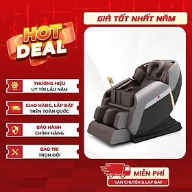 Ghế Massage QUEEN CROWN 3D T1-9 Chất Lượng Cao - Máy Massage Toàn Thân Tích Hợp Nhiệt - Quà Tặng Ý Nghĩa Cho Người Thân