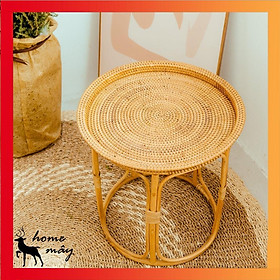 Mua Bàn trà mây Fenny HOME MÂY lắp ghép đơn giản  bàn decor trang trí nội thất