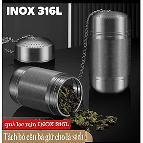 Mua Quả Lọc Trà Inox SUS 316L Quả Lọc Trà Gia Vị Thảo Quả Lỗ Lọc Siêu Mịn Kháng Khuẩn Công Nghệ CNC Cao Cấp