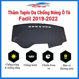Thảm taplo Vinfast Fadil 2019-2020-2021-2022 thảm da chống nắng nóng làm mát xe mở rộng tầm nhìn