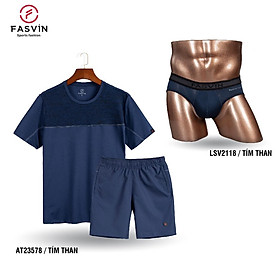 Combo Bộ quần áo, sịp thể thao nam Fasvin AT23578.1.HN vải mềm nhẹ co giãn tốt