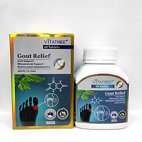 Viên Uống Hỗ Trợ Giảm Gout - VITATREE GOUT RELIEF 60 Viên HÀNG ÚC CHÍNH