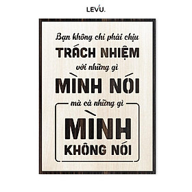 Tranh Slogan LEVU LV106 