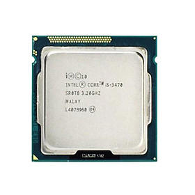 Mua Bộ Vi Xử Lý CPU Intel Core I5-3470 (3.30GHz  6M  4 Cores 4 Threads  Socket LGA1155  Thế hệ 3) Tray chưa có Fan - Hàng Chính Hãng