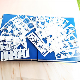 Combo 3 Bộ 8 Thước Vẽ Mỹ Thuật Trang Trí Cắm Trại Cùng Thiên Nhiên