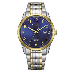 Đồng Hồ Nam Citizen Dây Thép Không Gỉ BI5007-53L - Mặt Xanh (39mm)
