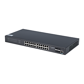 Mua Thiết Bị Chuyển Mạch 8 POE Gigabit 2 SFP Sundray XS3000-28P-PWR-LI-hàng chính hãng