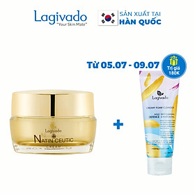 Kem dưỡng ẩm trắng da mặt HÀN QUỐC LAGIVADO, giúp da trẻ hoá NATIN CEUTIC CREAM 50 gram