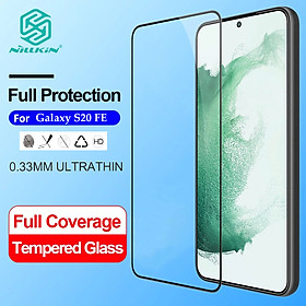 Miếng dán kính cường lực Samsung Galaxy S20 FE hiệu Nillkin Amazing CP+ Pro full màn hình 3D mỏng 0.3mm, Kính ACC Japan, Chống Lóa, Hạn Chế Vân Tay - Hàng chính hãng - Đen