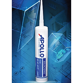 Keo silicon Apollo A600 chống thấm tốt, bền bỉ keo trong - keo trắng đục