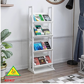 Mua Kệ trưng bày sản phẩm  hàng hóa   kệ trang trí khung sắt mặt gỗ KST417- Nội thất lắp ráp Viễn Đông Adv
