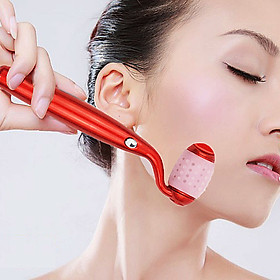 Cây lăn massage mặt 3D tự động điều chỉnh 2 mức tốc độ AE-820 sử dụng pin tiện lợi hỗ trợ trẻ hóa da, nâng cơ, thon gọn mặt, tan nọng cầm, quầng  thâm mắt