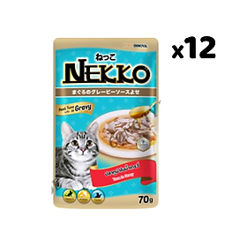 Combo 12 gói pate nekko 70g đủ vị