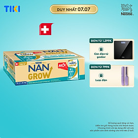 Thùng sữa bột pha sẵn Thực phẩm bổ sung Nestlé NANGROW 9(4x110ml) sữa mát công thức từ Thụy Sĩ với 100% Canxi giúp bé cao lớn vượt trội dành cho bé từ 1 tuổi
