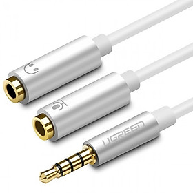Mua UGREEN 3.5mm Male To Dual 3.5mm Female Headset Splitter - Hàng chính hãng