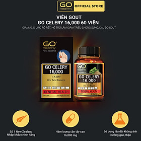 GO CELERY 16,000 60 VIÊN- Viên gout nhập khẩu chính hãng GO Healthy New