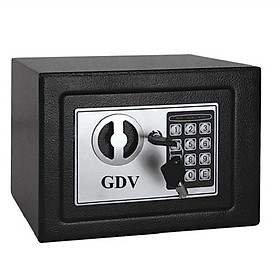 Mua Két Sắt Mini GDV 17E Khoá Điện Tử Chống Cháy Có Khe Đút Tiền - Màu Ngẫu Nhiên - Hàng Chính Hãng