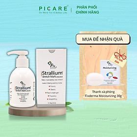 Kem làm mờ vết rạn da Fixderma Strallium Stretch Mark Cream - Pump Pack (150g)