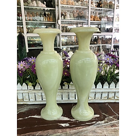 Mua Cặp Lục Bình Lọ Hoa phong thủy đá ngọc Onyx - Cao 30 cm