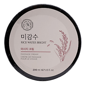 Kem Massage Làm Sáng Da The Face Shop Rice Water BRight Facial Massage Cream (200ml)
