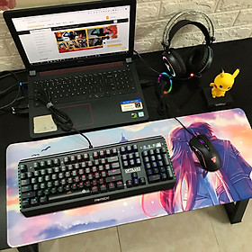 Miếng Lót Chuột, Bàn Di Chuột, mouse pad anime Sword Art Online cỡ lớn (80x30x0.3)