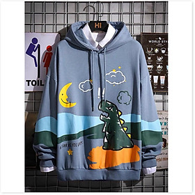ÁO KHOÁC NỈ HODDIES KHỦNG LONG PHONG CÁCH THỜI TRANG HOT 4 MÙA 2021 THỜI TRANG LANO STORE